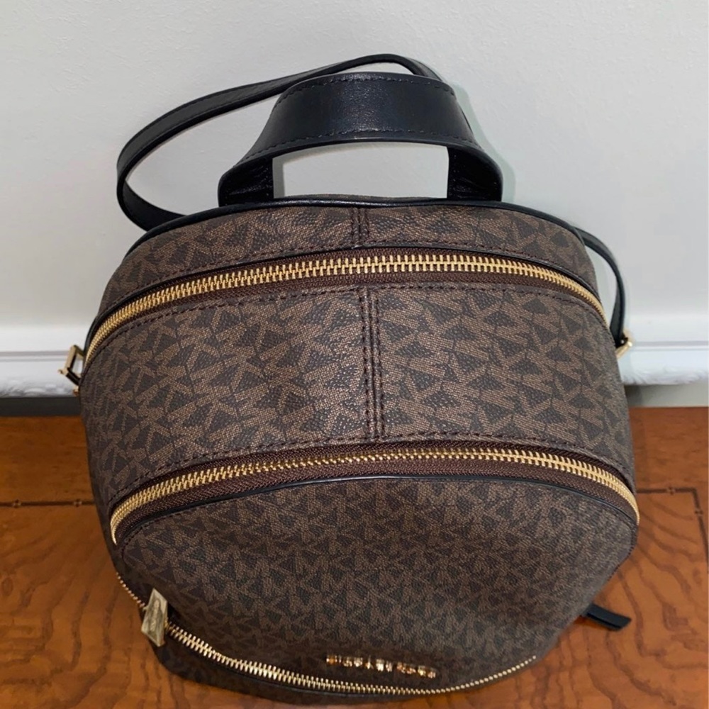 Michael Kors Rhea Signature Backpack - Picture 3 of 10